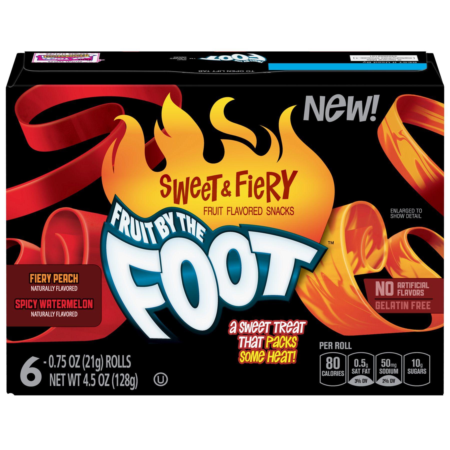 Fruitbythefoot Logo - Fruit by the Foot Sweet and Fiery Fruit Flavored Snacks, 6 ct, 4.5 oz ...