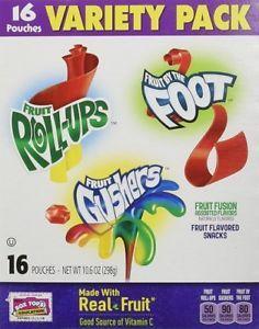 Fruitbythefoot Logo - Betty Crocker Variety Pack, Gushers, Fruit Roll-Ups, Fruit By The ...