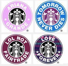 Mini Galaxy Starbucks Logo - Rainbow inspirational Starbucks logo. Starbucks. Starbucks