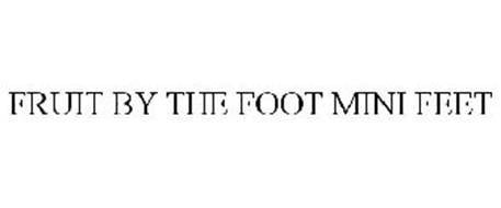 Fruitbythefoot Logo - FRUIT BY THE FOOT MINI FEET Trademark of General Mills Marketing ...