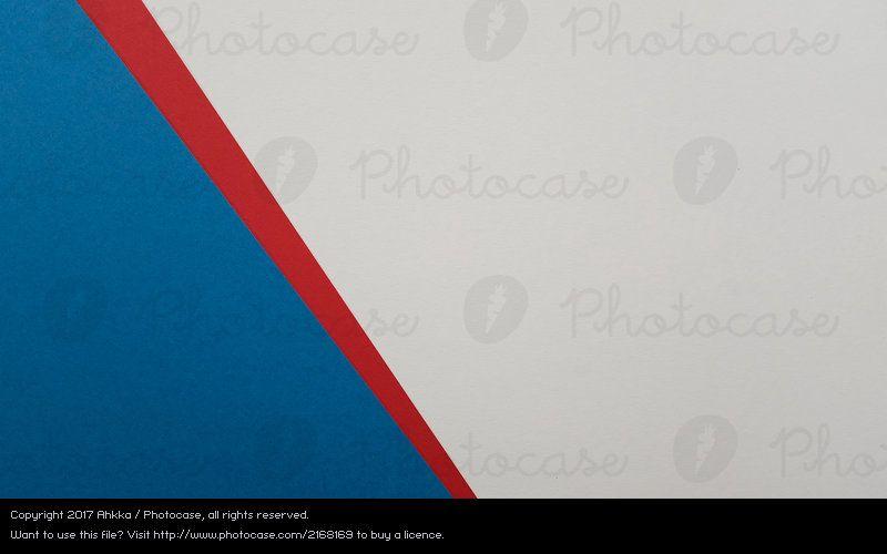 Red Line Blue Background Logo - Blue Colour White Red Royalty Free from Photocase