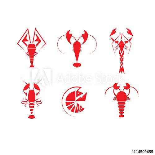Crayfish Logo - Crawfish Logo Set - Buy this stock vector and explore similar ...
