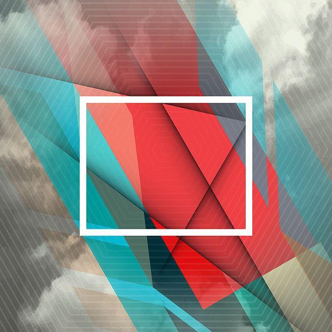 Red Line Blue Background Logo - Red And Blue Geometric Abstract Composition Background Material ...