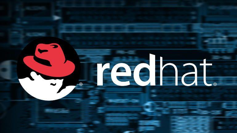 Red Line Blue Background Logo - Red Hat releases the last of the RHEL 6.x line