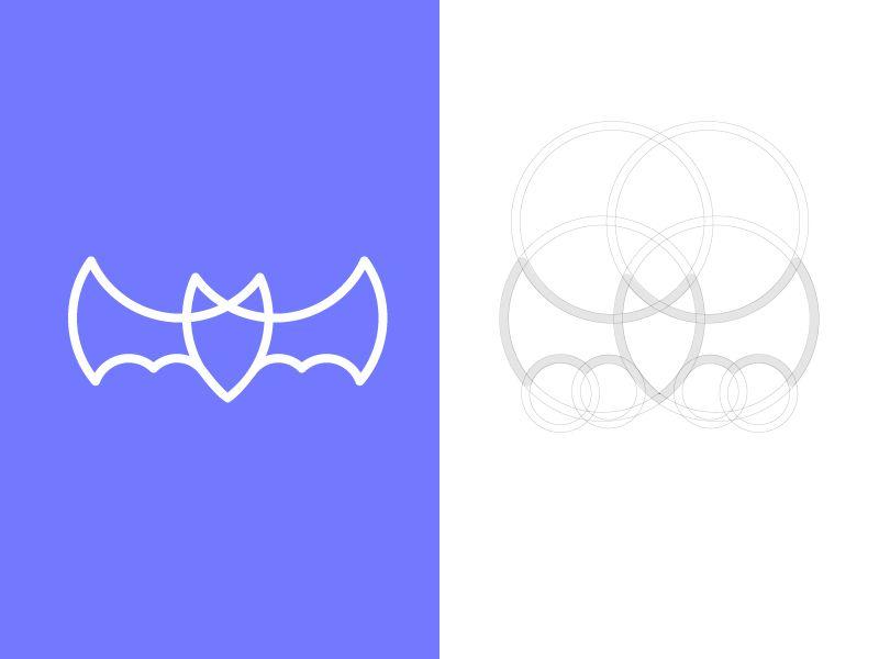 Bat in a Circle Logo - Bat Logo by Srinivasan Rajan | Dribbble | Dribbble