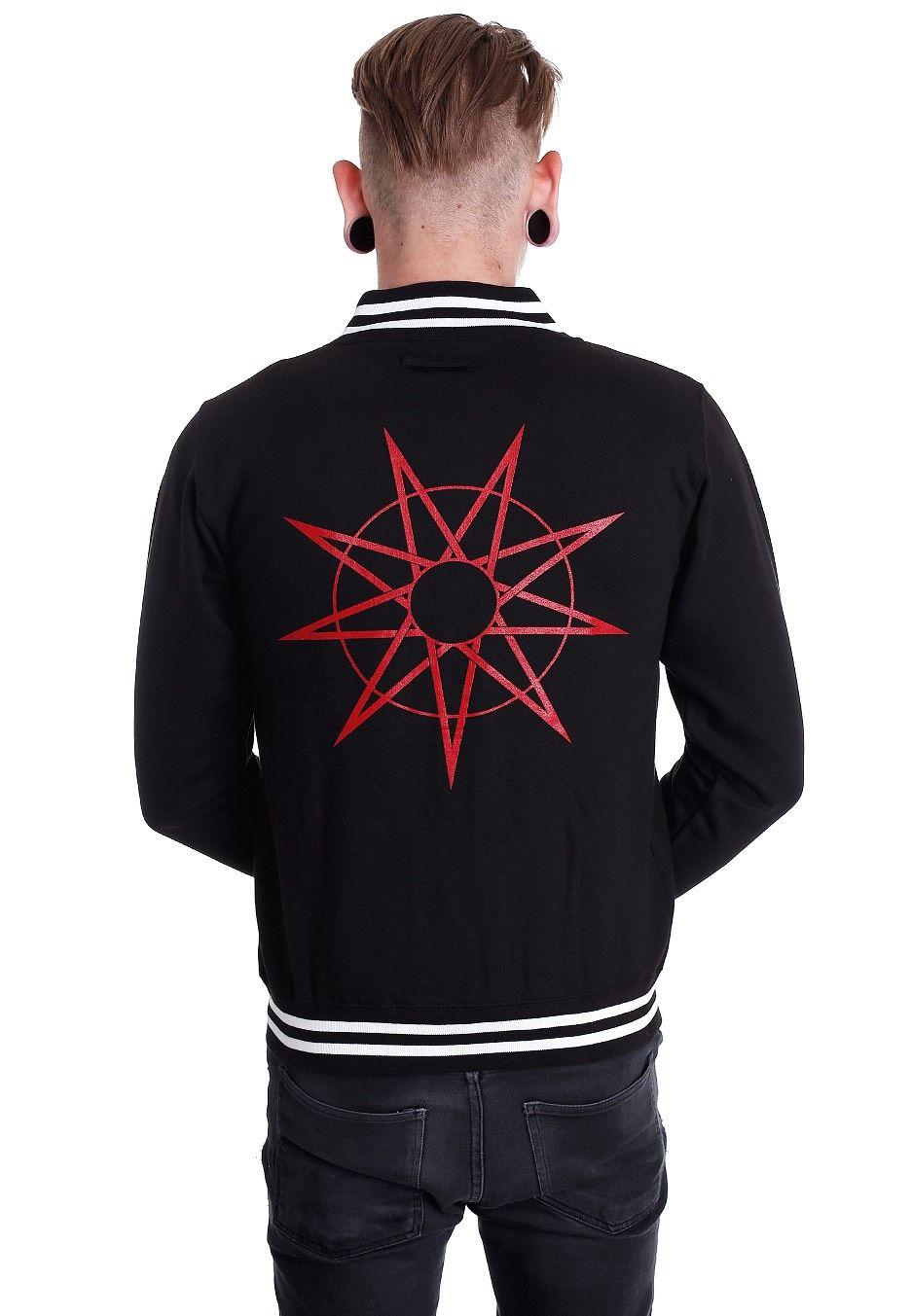 Slipknot Logo - Slipknot - Logo & 9 Point Star - College Jacket - Official Metal ...