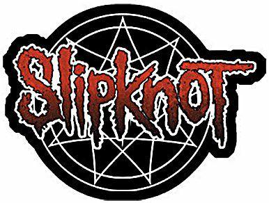 Slipknot Logo - Slipknot logo through circle sew-on patch mm