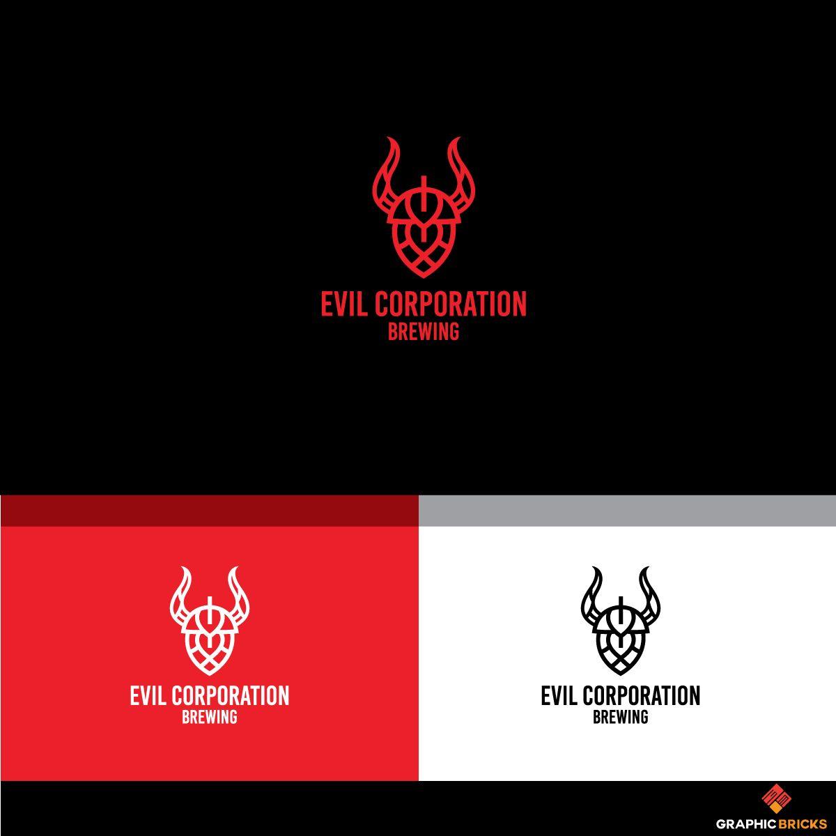 Cool Evil Logo - Bold, Modern, Brewery Logo Design for Evil Corporation Brewing