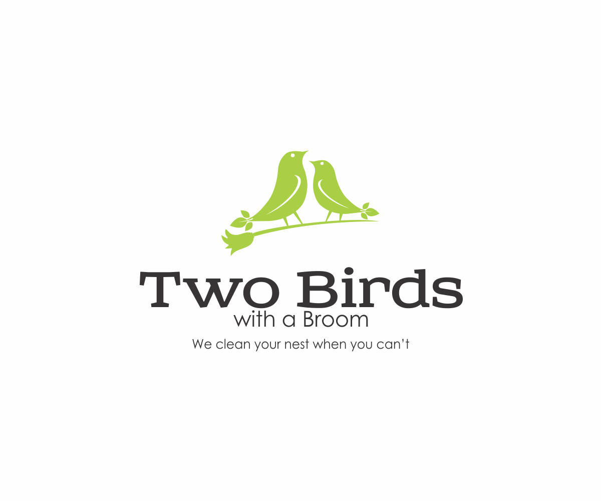 Two Birds Logo - Bold, Playful, It Company Logo Design for Two Birds With A Broom by ...