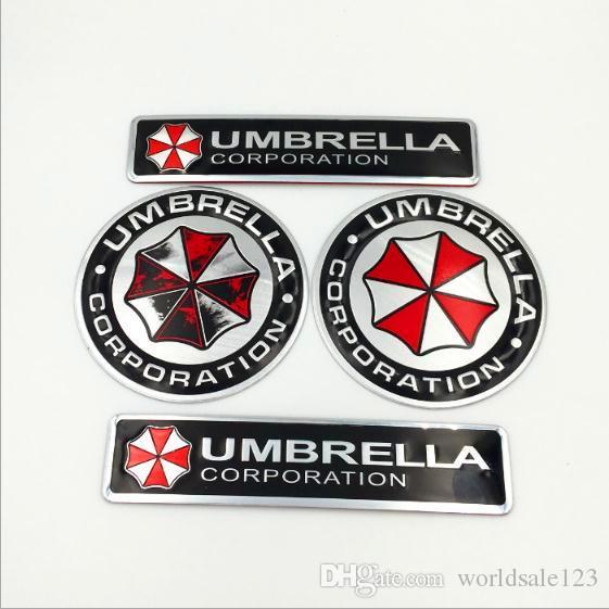 Cool Evil Logo - 2019 Metal 3D Resident Car Sticker Evil Umbrella Corporation Car ...