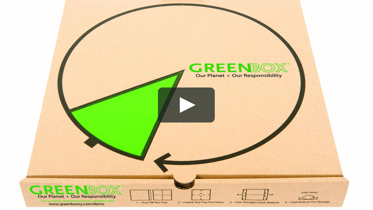 Green Box F Logo - GreenBox - Pizza Box - Product Promo on Vimeo