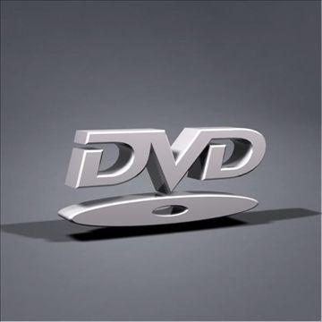 DVD -ROM Logo - dvd logo animation 3D Model