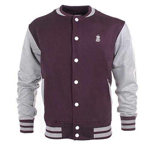 Varsity L Logo - Soulstar Ritz Logo Varsity College Baseball Jacket-Burgundy-L ...