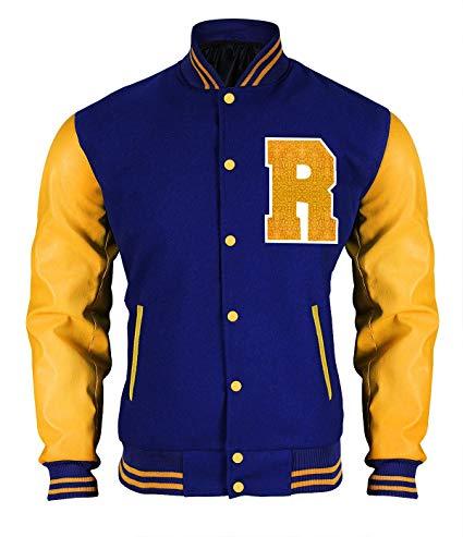 Varsity L Logo - Red Smoke Riverdale KJ APA R Logo Archie Andrews Letterman Bomber ...