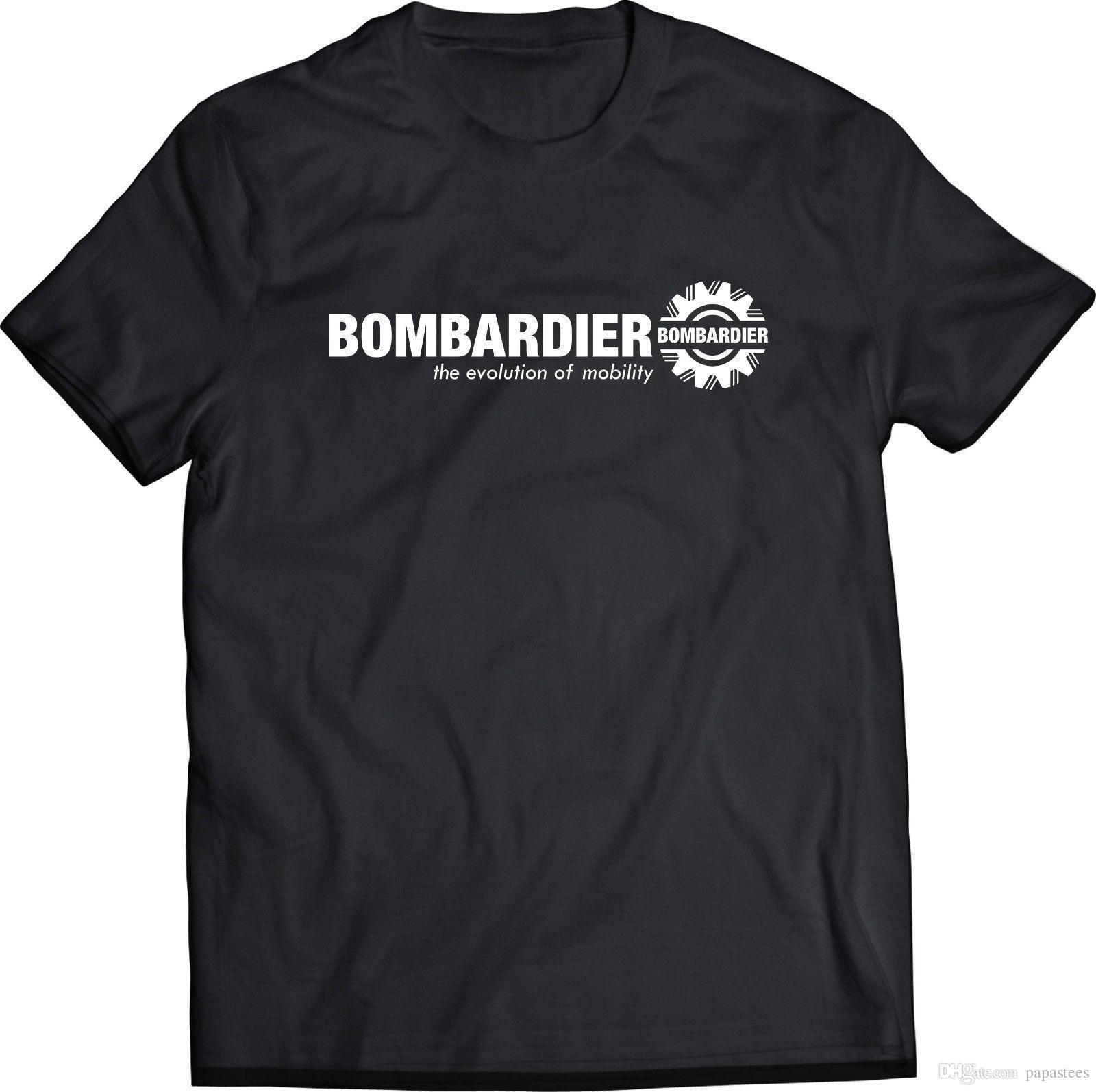 Cool Aerospace Logo - BOMBARDIER Aerospace Aviation Logo Black T Shirt Best T Shirt Shop ...