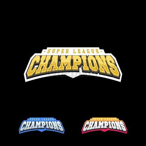 Champion Sports Logo - Champion sports league logo emblem badge graphic typography