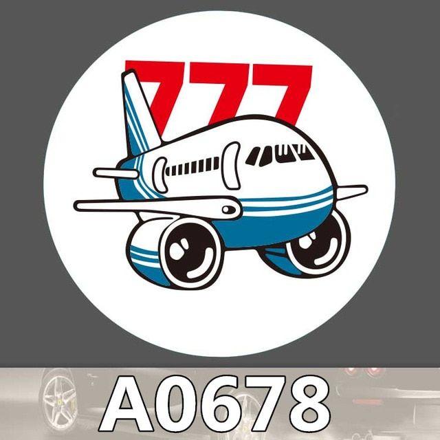 Cool Aerospace Logo - Bevle A0678 Boeing777 Aircraft Mark Logo Waterproof Sticker Cool