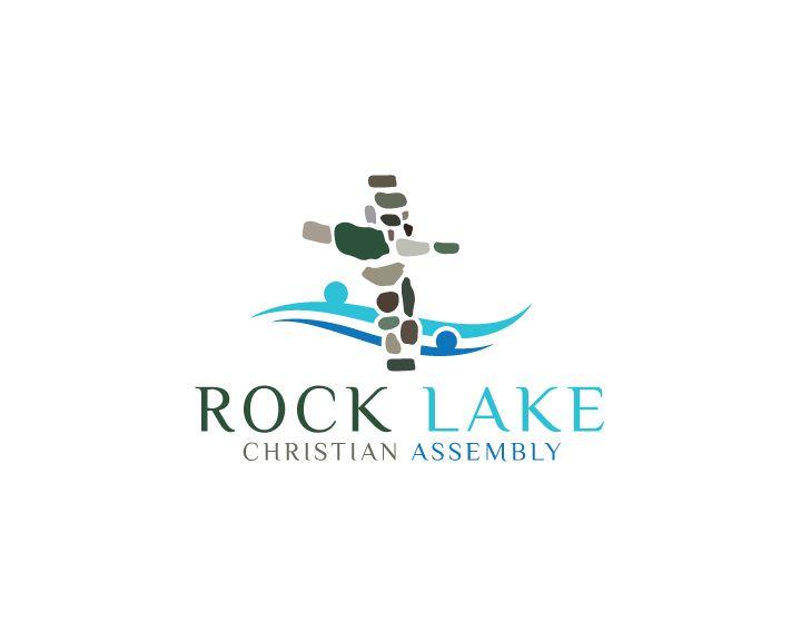 Christian Modern Logo - lake logo design modern colorful church logo design for rock lake ...