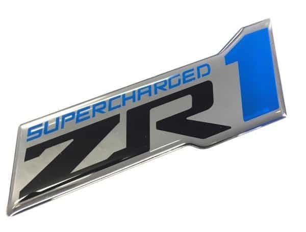 ZR1 Logo - C6 Corvette ZR1 Logo Domed Decals - SouthernCarParts.com