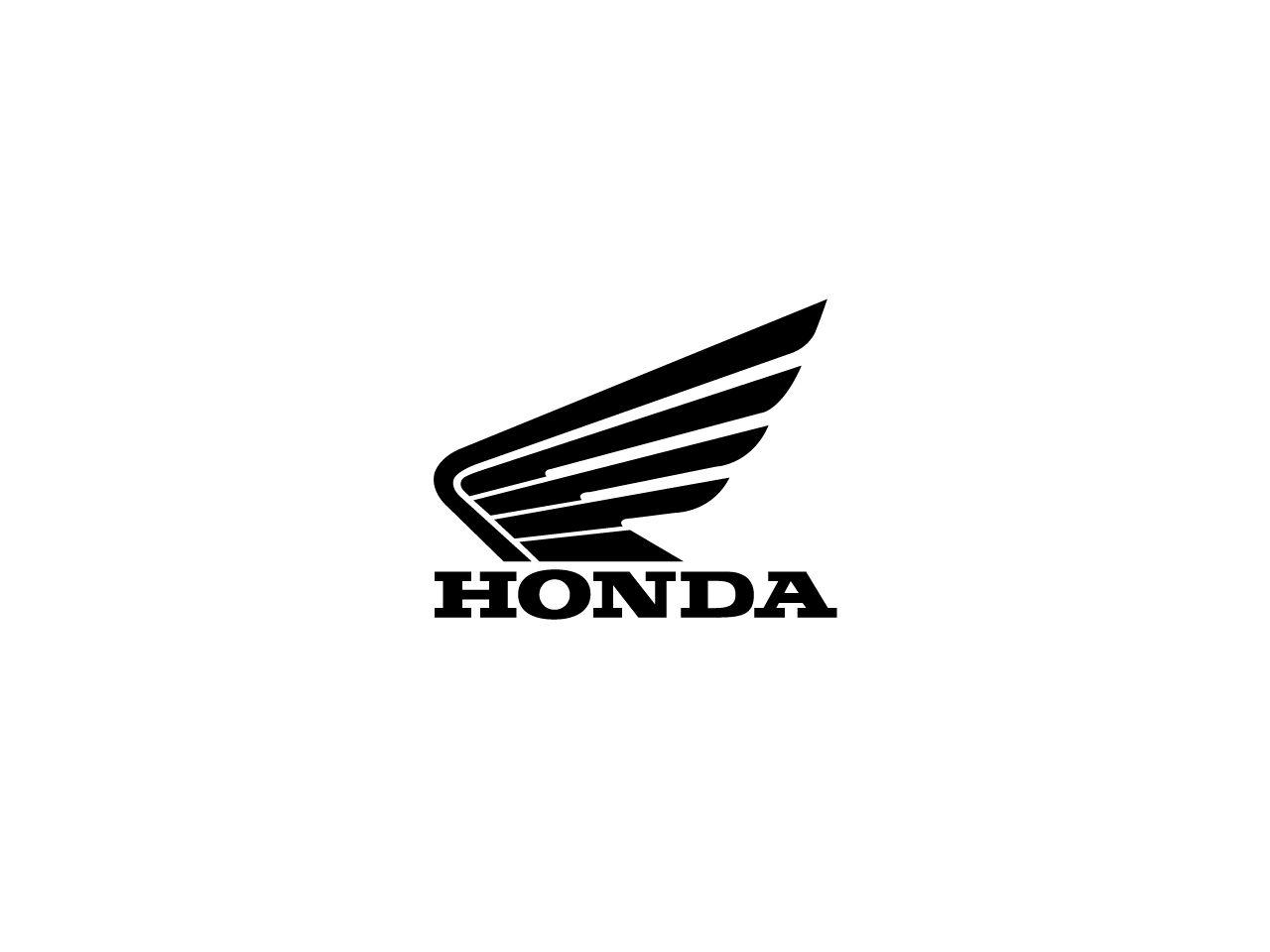 Black Honda Motorcycle Logo - Black Honda Wing Logo