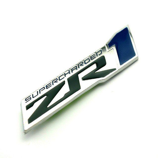 ZR1 Logo - Hot sale ZR1Car Metal Chrome Badge SUPERCHARGED ZR1 Logo Trunk Boot ...