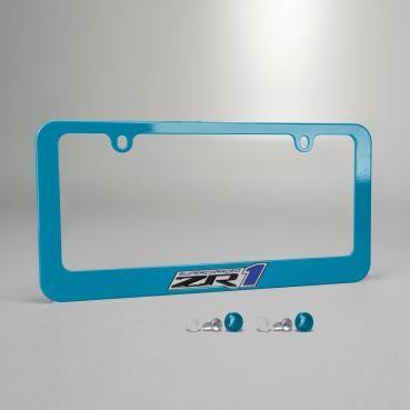 ZR1 Logo - Corvette C6 License Plate Frame W/ ZR1 Logo 2009 2013