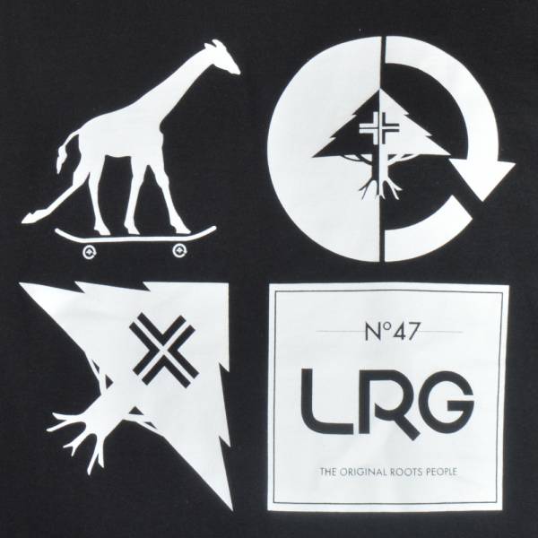 LRG Logo - LRG Logo Mash Up Skate T-Shirt - Black - Skate T-Shirts from Native ...