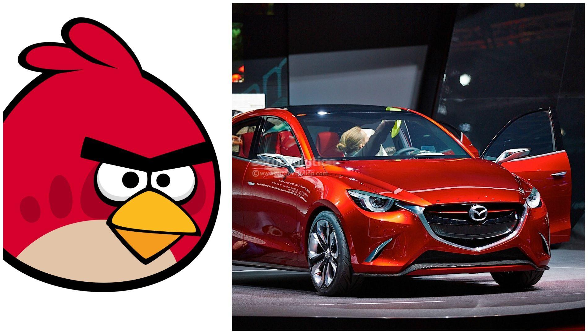 Angry Mazda Logo - New Mazda2 to Feature Angry Birds Design Language - autoevolution