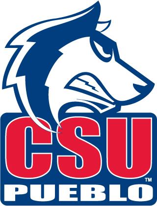 Colorado Wolf Logo - Wolf Logo CSU Pueblo Blue Back