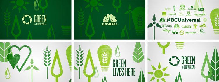 Green Is Universal Logo - NBC Green Is Universal Graphics Package