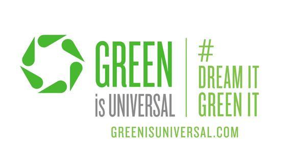 Green Is Universal Logo - Dream It. Green It