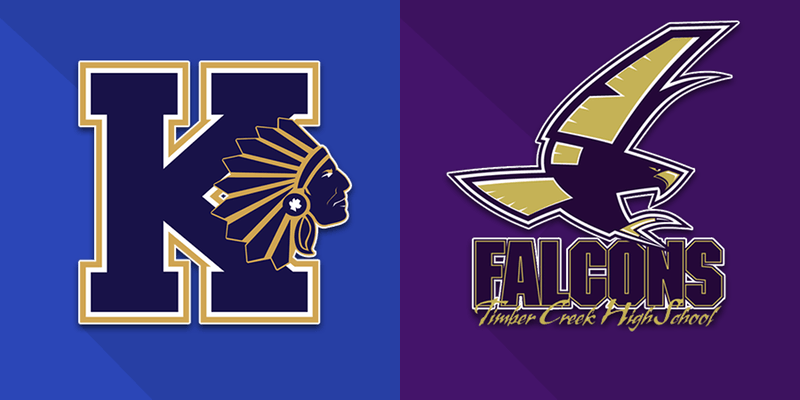 Keller Indians Logo - Keller Timber Creek Falcons vs. Keller Indians: Football Game Play