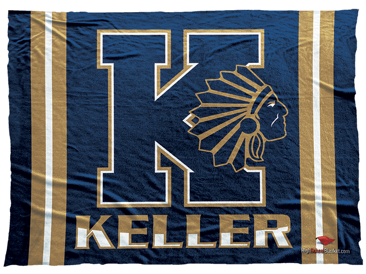 Keller Indians Logo - Keller - GroupRateIt Blankets