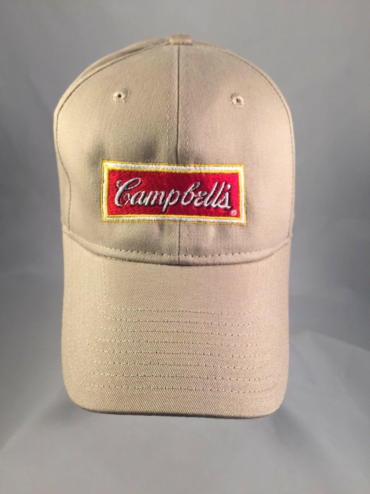 Campbell's Soup Company Logo - Tan Embroidered Campbell's Soup Company Logo Embroidered Baseball ...