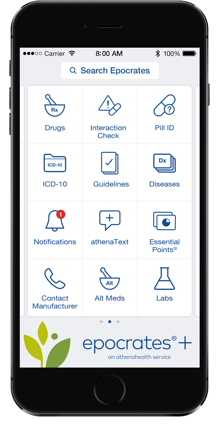 Medicine App Mobile Logo - Point of Care Medical Applications