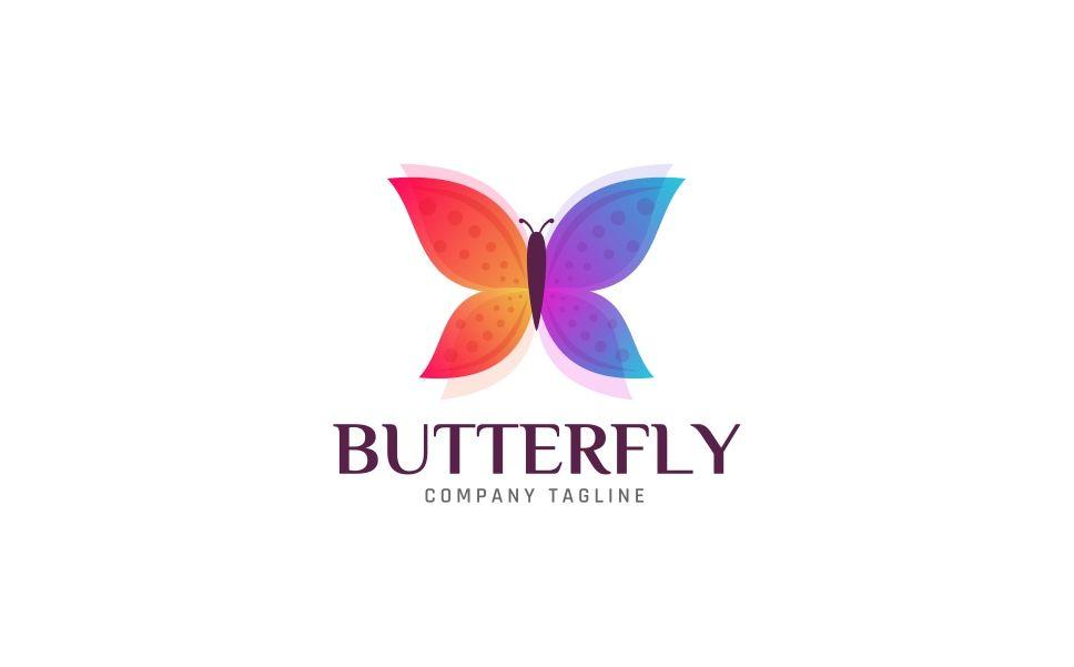 Butterfly Simple Logo - Butterfly Logo Template #63894