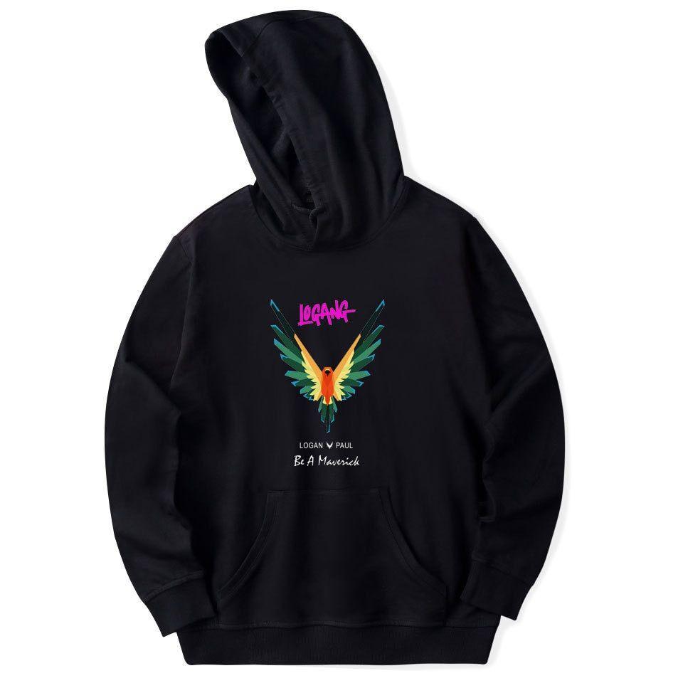 Logang Savage Logo - Logang Logan Paul Maverick Bird Hoodie Men Women Casual Jake Paul ...