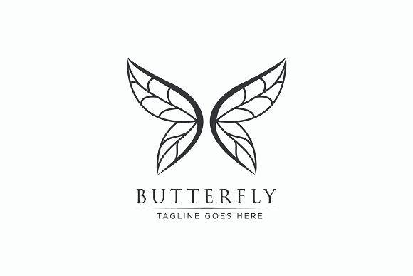 Butterfly Logo - Luxury Butterfly Template Logo Templates Creative Market