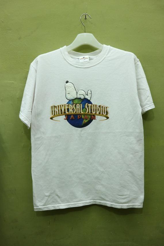 Vintage Universal Logo - Vintage Universal Studios Japan Snoopy Shirt Big Logo Cartoon