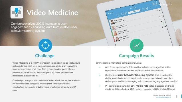 Medicine App Mobile Logo - Video Medicine App Marketing Case Study