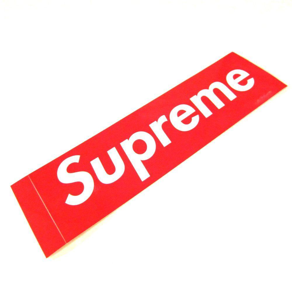 All Red Supreme Box Logo - SupremeProxy — Red Supreme Box Logo Sticker