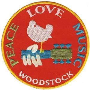 Woodstock Logo - WOODSTOCK LOGO - EMBROIDERED PATCH - BRAND NEW - PEACE LOVE MUSIC ...