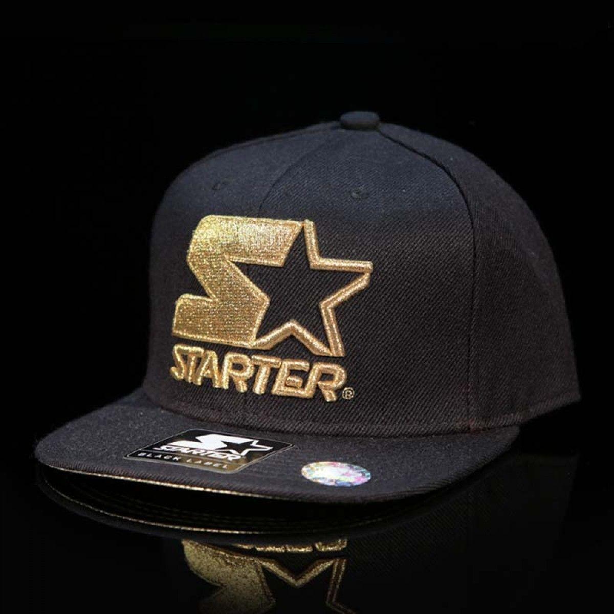 Black and Gold Logo - Starter black and Gold logo snapback - WEHUSTLE | MENSWEAR ...