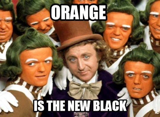 Orange and Black Funny Logo - Orange Is The New Black