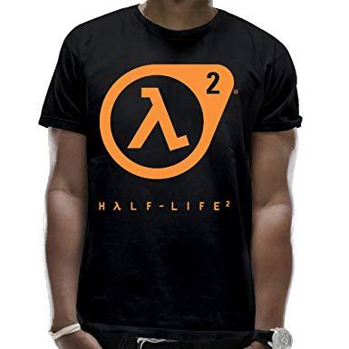 Orange and Black Funny Logo - Kilers VASH!ON Men's Half-Life 2 Two Orange Funny Logo Short-Sleeve ...
