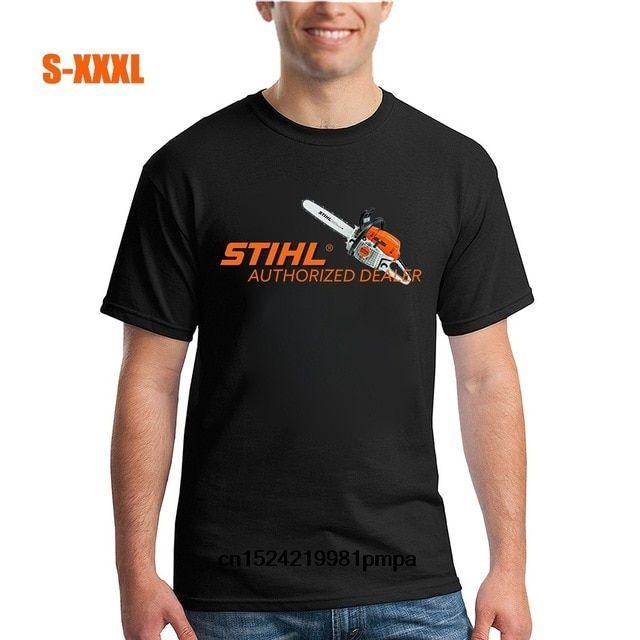 Orange and Black Funny Logo - Funny Men t shirt white t shirt tshirts Black tee Stihl Logo T Shirt