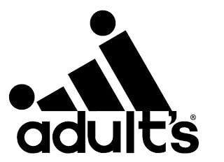 Funny Adidas Logo - adidas logo parody | signage stickers logos labels | Logos, Adidas ...
