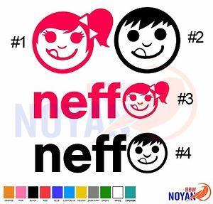 Neff Boy Logo - NEFF GIRLY, NEFF BOY, DECAL, VINYL STICKER | eBay