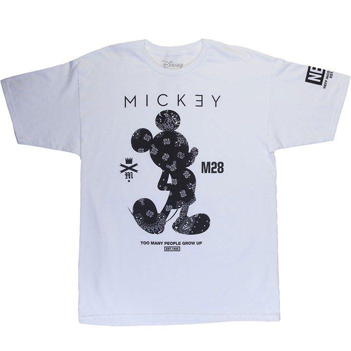 Neff Boy Logo - Neff Paisley Mickey T-Shirt (Ages 8-14) - Boy's | evo
