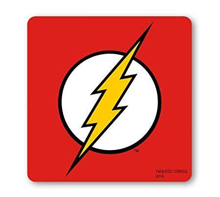 Original Superhero Logo - DC Comics - Superhero - Flash - Logo Coaster - Drink Mat - original ...